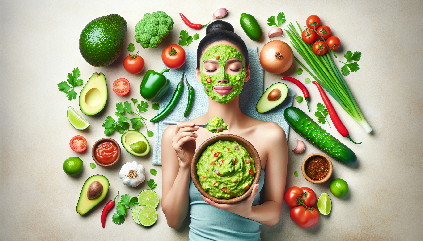 How does one make guacamole so fresh, it could be used as a face mask? Image 120