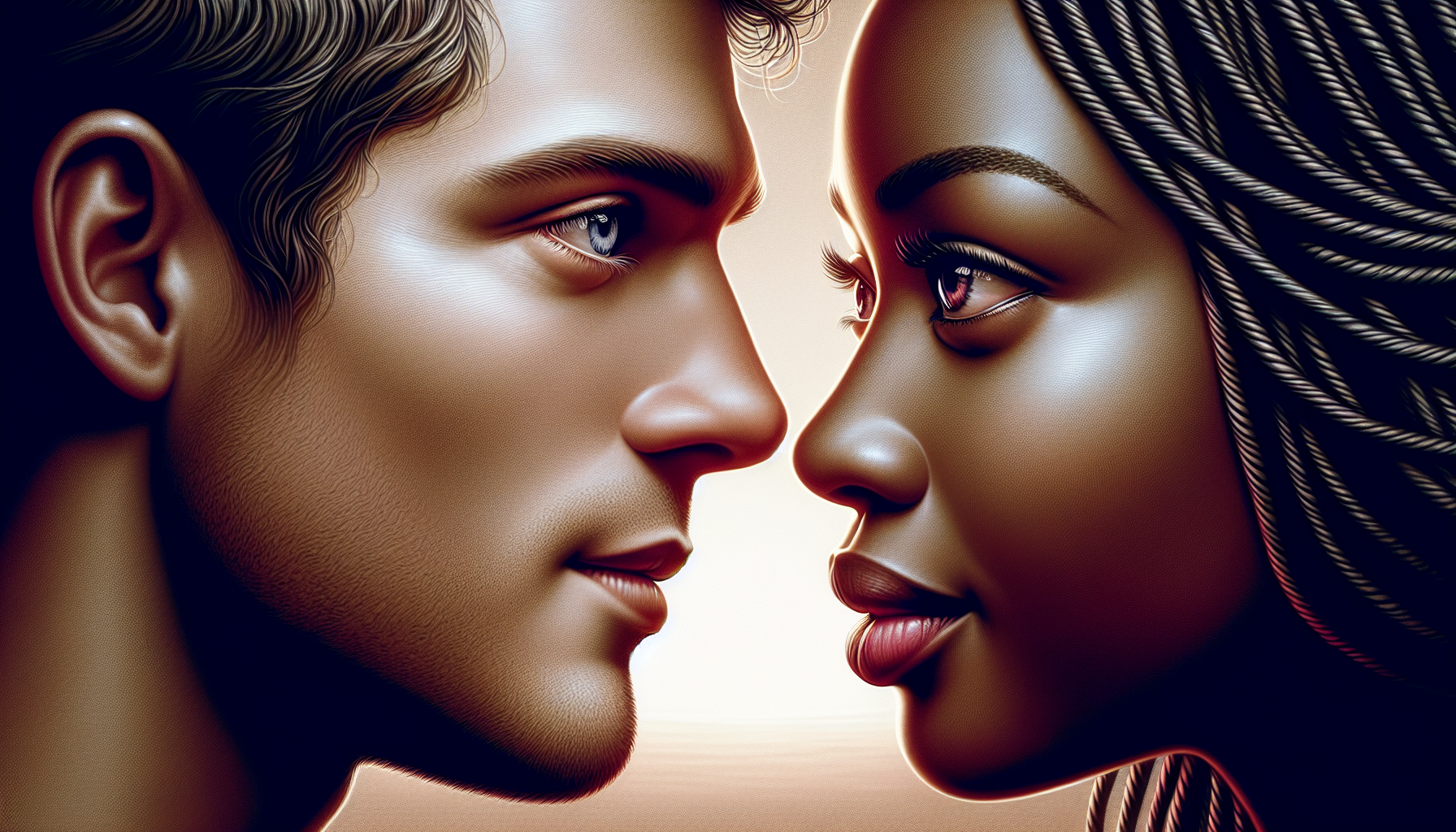 How does one maintain eye contact while flirting when they have a tendency to stare at their crush's forehead instead? Image 259