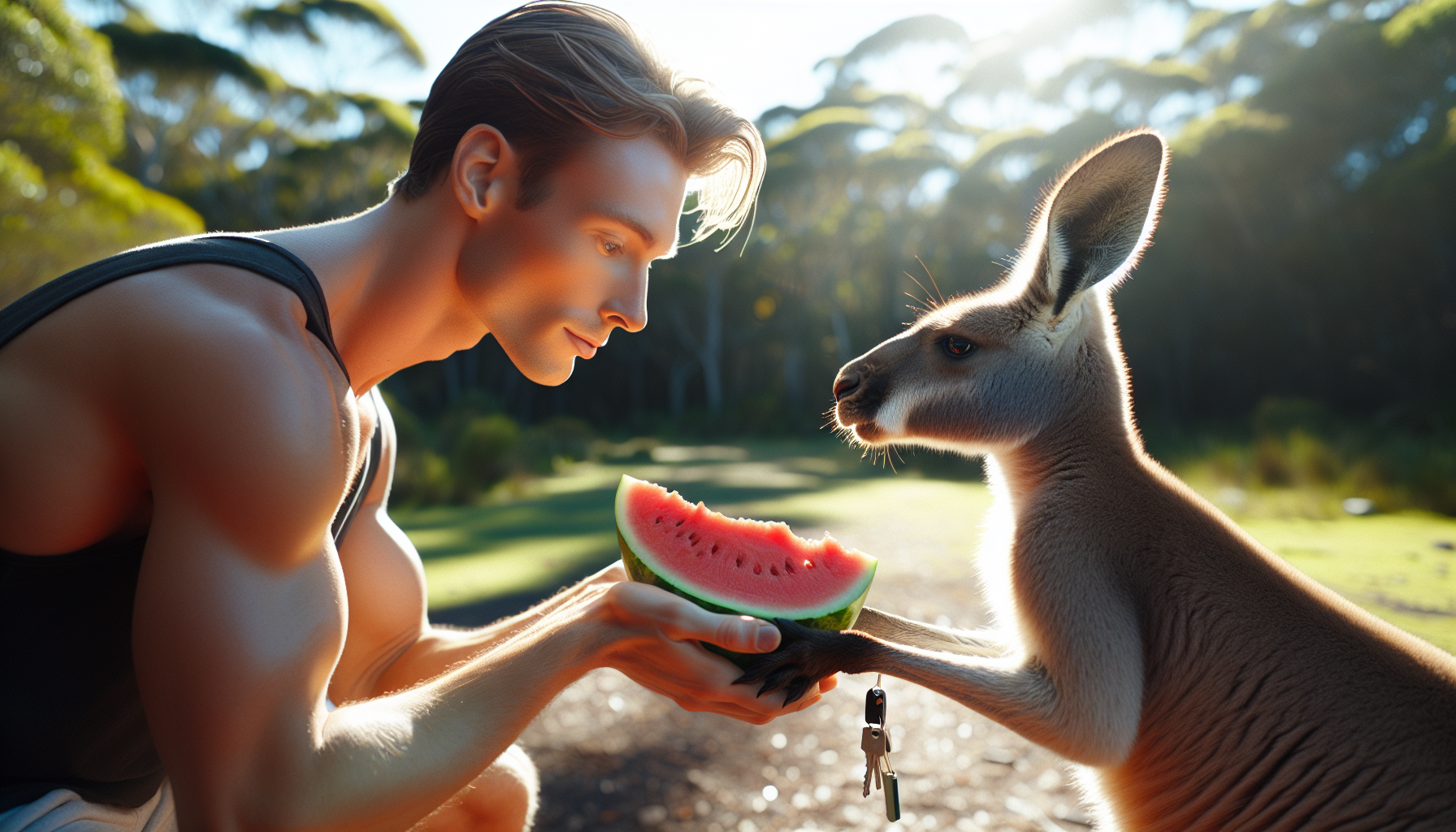 How does one convince a kangaroo to give back your keys? Image 77