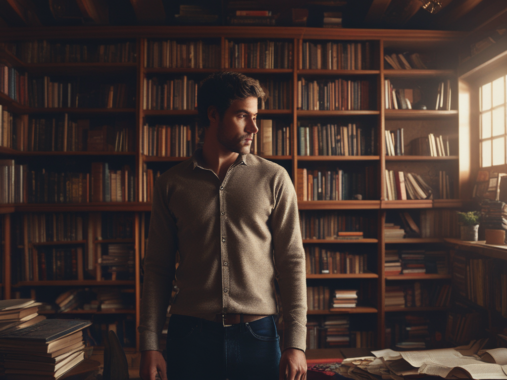 How does one resist the urge to alphabetize their bookshelf instead of working? Image 36