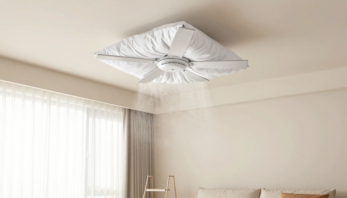 featured how does one clean a ceiling fan without dust ever 1a12911a