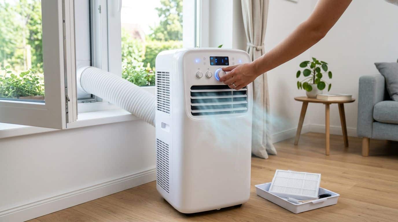 How Does One Fix a Portable Air Conditioner That Isn't Cooling?