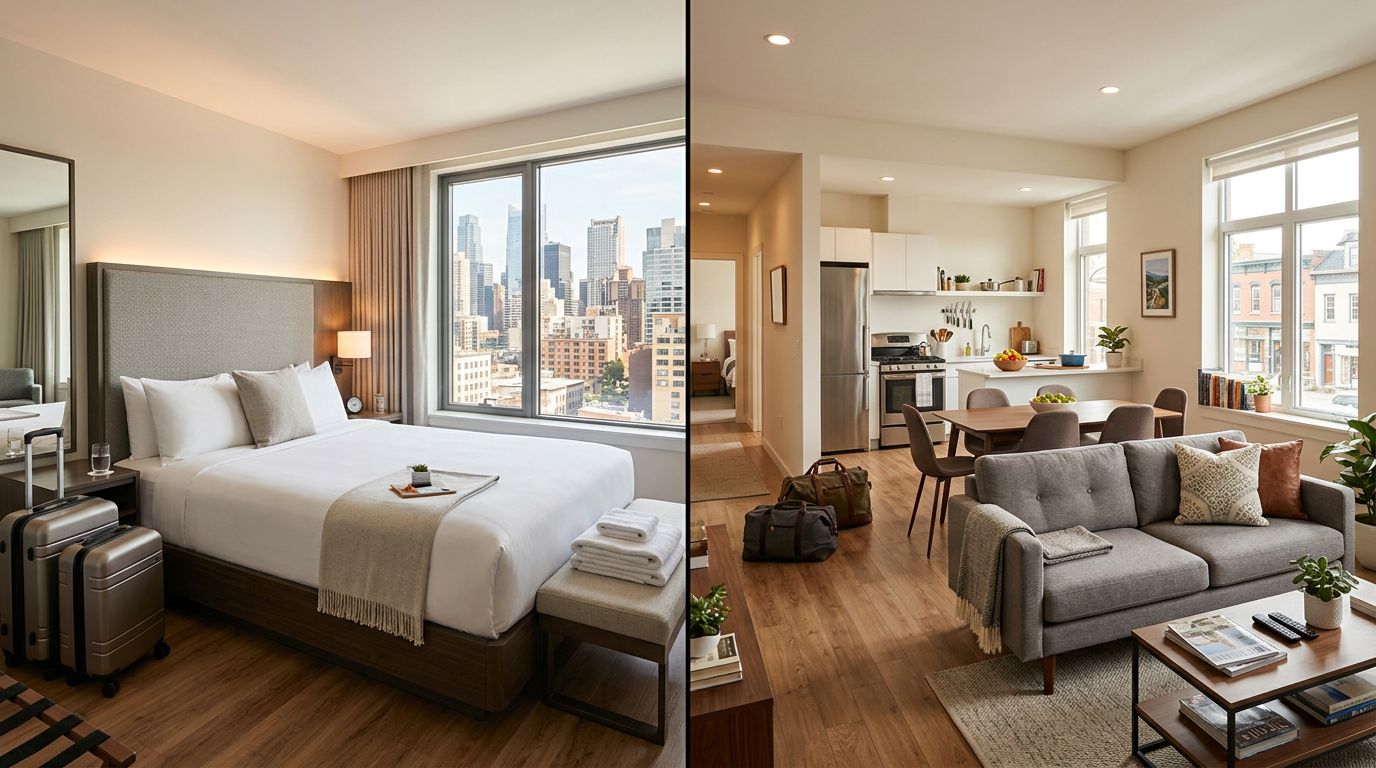 How Does One Choose a Hotel or Rental for a Week?